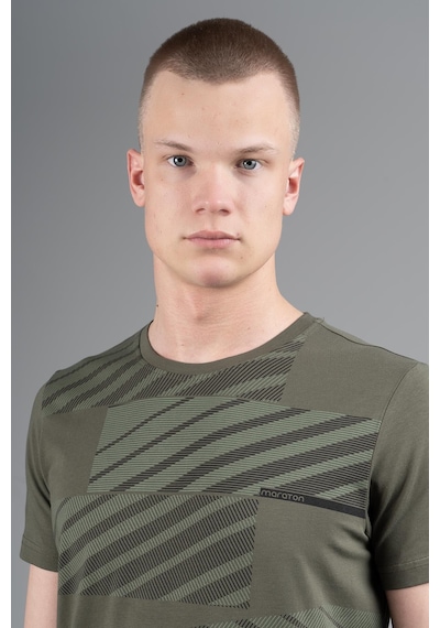 Maraton Regular Erkek Bisiklet Yaka Açık Haki- T-shirt Açık Haki-