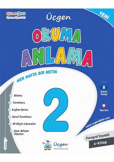 Üçgen 2025 2. Sınıf Türkçe Okuma Anlama 36 Hafta