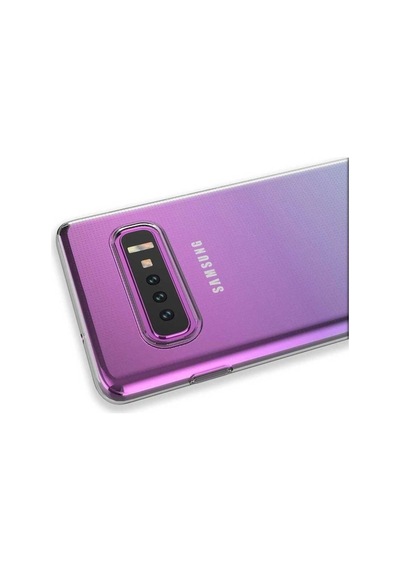 Galaxy S10 Plus Kılıf Zore Kamera Korumalı Süper Silikon Kapak Renksiz