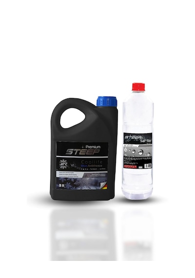 Steep Coollife Antifriz -37 Derece Mavi 3 Lt Pure Water Saf Su 1 Lt Mavi