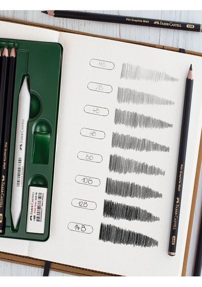Canson Xl Croquis Spiralli Eskiz 90gr A5 50 Yp Pitt Graphite Matte 10b, 8b, 6b, 4b, 2b ,hb Eskiz Set