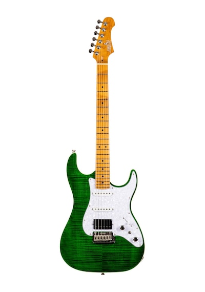 Jet Js-600 Tgr Hss Elektro Gitar Transparent Green