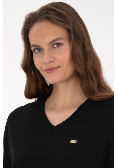 U.s. Polo Assn. Kadın Siyah Kazak /triko 50313598-vr046 Sıyah