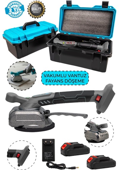 Yüksek Performanslı 2000 Dxf Çift Akülü Titreşimli Vantuzlu Seramik Fayans Cam Döşeme Makinesi...