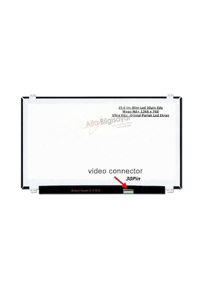 Laptopyedekparca Lenovo Ideapad 300-15Isk Uyumlu Ekran Lcd Panel 15.6 30 Pin Slim