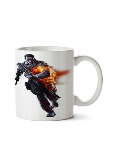 Battlefield-hardline-download-png.png İki Tarafı Baskılı Kupa Bardak Çok Renkli