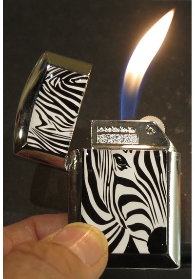 Çakmak Sigara Tabakası Seti-zebra