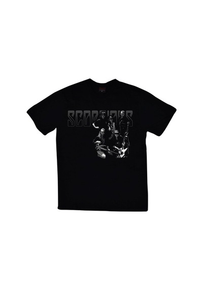 Stoned&Fame Scorpions Basklı T-shirt SIYAH