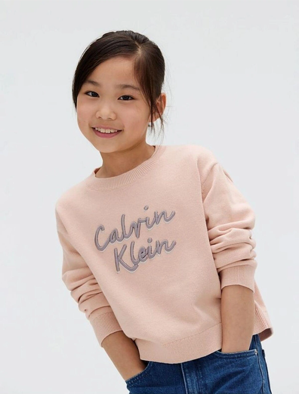 Calvin Klein Sweatshırt-10892 Pembe