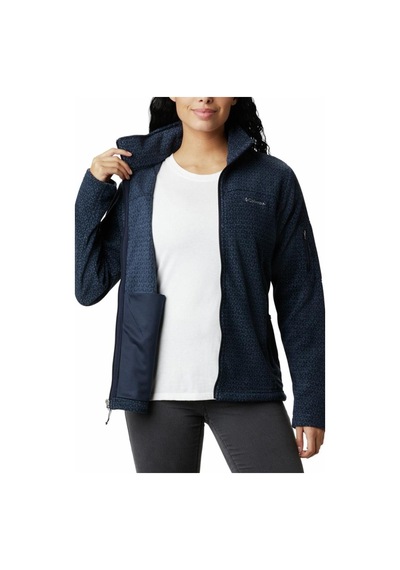 Columbia Fast Trek Printed Kadın Polar Lacivert