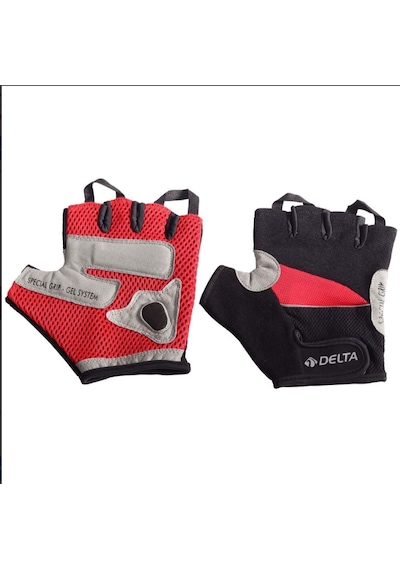 Delta Arwen Halter, Body, Fitness Ve Ağırlık Eldiveni Kırmızı - Siyah