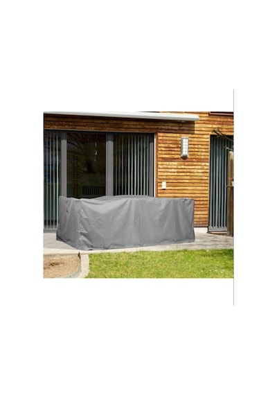 Gri Bahçe Mobilya Koruma Örtüsü Branda 300x160x80 Cm - Santimetre, Su Geçirmez, Güneşten Korur Gri