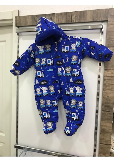Erkek Bebek Astronot Tulum Çok Renkli