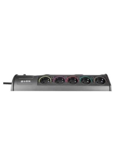 Sp10af 3m 1860 Joule 1.5mm 1 Usb 1 Typec 2.1a/5v 16a 250v 3680w 10lu Akım Korumalı Priz