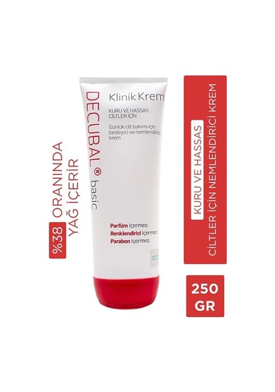 Decubal Kuru Ve Hassas Ciltler İçin Klinik Krem 250 Gr