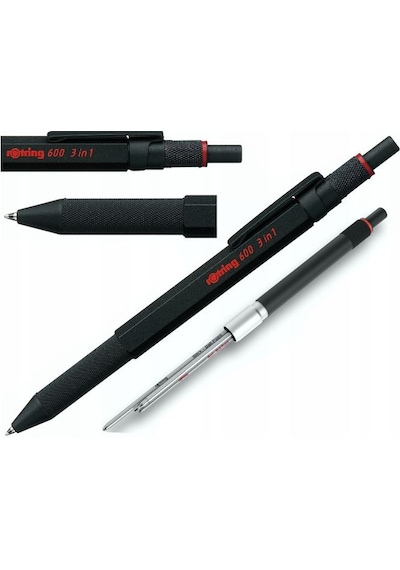 Rotring 600 Multipen Üç Fonksiyonlu N 2164108