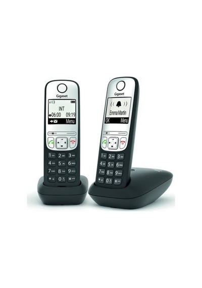 Gıgaset A690duo Kablosuz Lcd Ekranlı Telefon Siyah İkili Set