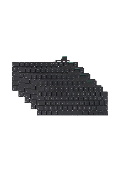Macbook Air 13" M2 Uyumlu A2681 Klavye - Büyük Enter Tr Q