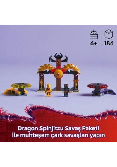 Ejderha Spinjitzu Savaş Paketi - 6 Yaş Ve Üzeri Yaratıcı Oyuncak