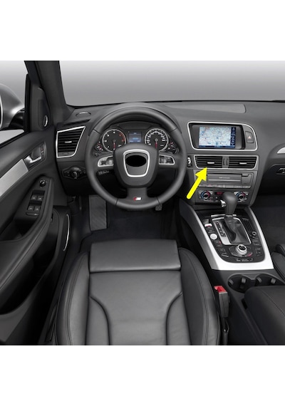 Audi Q5 2009-12 Ön Torpido Orta Havalandırma Izgarası 8r1820951g