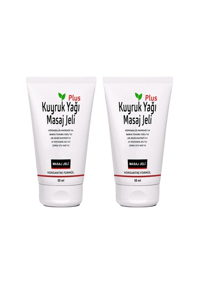 Kuyruk Yağı Masaj Jeli Plus 2 Adet 50 Ml Konsantre Formül