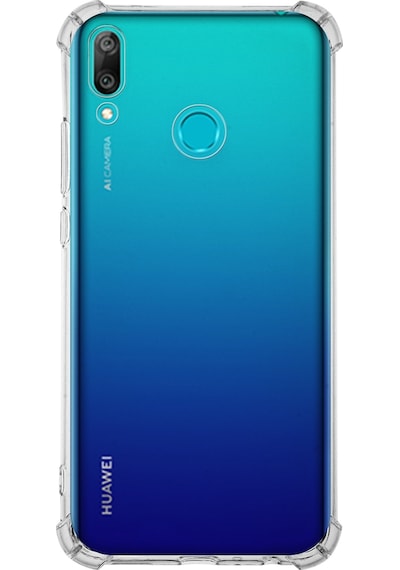 Huawei Y9 2019 Uyumlu Kapak Şeffaf Airbag Köşe Korumalı Antishock Silikon Kılıf