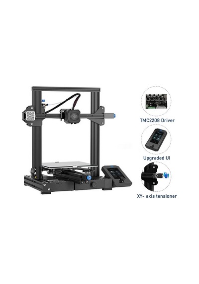 Creality Ender 3 V2 3d Yazıcı 3 Boyutlu Model Plastik Baskı Ürün Kutu Prototip Gelişmiştirme Tmc2208