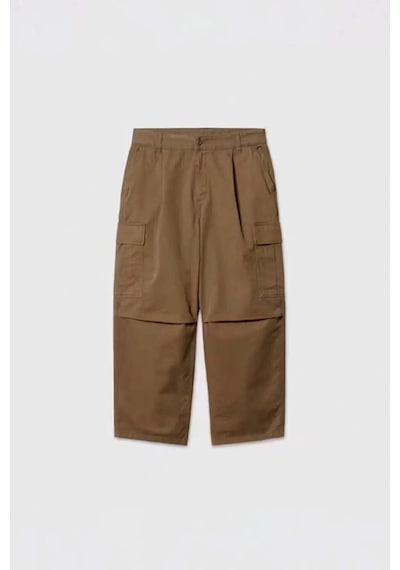 Carhartt Wıp 100% Pamuklu Cole Cargo Pantolon - Geniş Paça, Makinede Yıkanabilir Kahverengi Carhartt Wıp 100% Pamuklu Cole Cargo Pantolon - Geniş Paça, Makinede Yıkanabilir Kahverengi