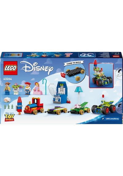 LEGO® ǀ Disney ve Pixar Oyuncak Hikayesi Kutlama Treni ve RC Araba 43264 - 4 Yaş ve Üzeri Çocuklar için Yaratıcı Oyuncak Yapım Seti(206P) LEGO® ǀ Disney ve Pixar Oyuncak Hikayesi Kutlama Treni ve RC Araba 43264 - 4 Yaş ve Üzeri Çocuklar için Yaratıcı Oyuncak Yapım Seti(206P)
