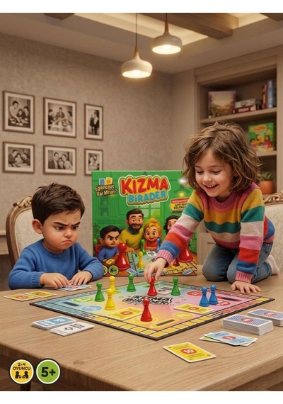 Kızma Birader 72 Parçalı 4 Kişilik 55 Kartlı Eğlenceli Ve Stratejik Aile Çocuk Kutu Oyunu