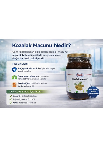 Kozalak Bitkisel Karışımlı Macun Doğal Güç Ve Direnç Desteği