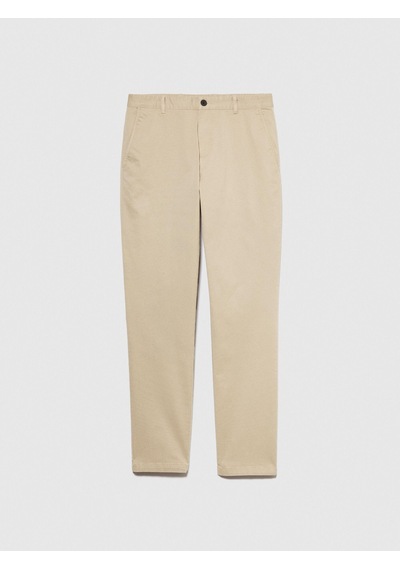 Sisley Streç Pamuklu Kemer Delikli Slim Fit Pantolon Erkek Bej Pantolon - 324p4aıhsf021