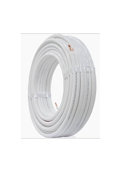 Klima Bakır Boru 9 Mm Çiftli 1/4" X 0 8 + 1/2" X 0 8 Mm Maxı 5 Metre
