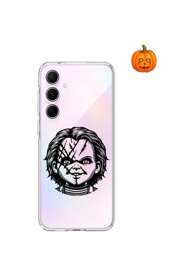 Dali Design Samsung Galaxy A55 Uyumlu Şeffaf Kılıf Horror 4 Tasarımlı