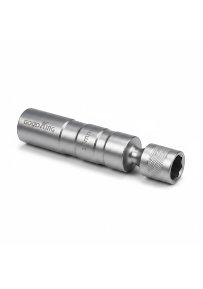 Mafsallı 16mm Buji Lokması 12 Köşe Mıknatıslı 3/8