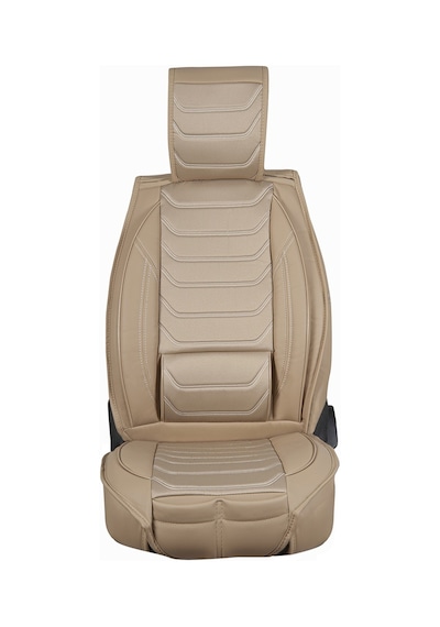 Fiat Egea Cross Uyumlu Lüx Deri Oto Koltuk Kılıfı Ön/arka Set Bej Fs
