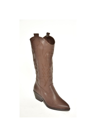 Fox Shoes T404401209 Kahverengi Kovboy Model Kadın Çizme Kahverengi-suni Deri Kahverengi Fox Shoes T404401209 Kahverengi Kovboy Model Kadın Çizme Kahverengi-suni Deri Kahverengi