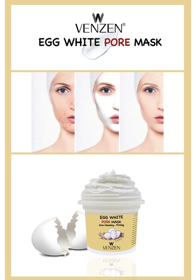Egg White Yumurta Akı Maskesi-peeling,siyah Nokta,akne Temizleme,gözenek Sıkılaştırıcı 125g