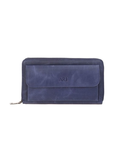 Bilik Deri Lacivert Crazy Horse Unisex Portföy & Clutch Çanta Ar 001