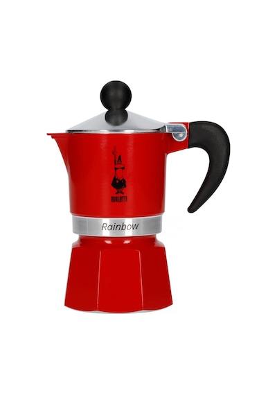 Bialetti Rainbow Kırmızı Mokapot 3 Cup