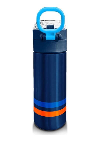 Coral High Kids Lacivert Pipetli Ve Direkt İçim Çelik Termos 500 Ml 31928 Lacivert