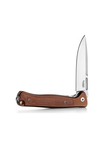 Lionsteel Skinny Sk01a Es Stone Washed Blade Magnacut Earth Aluminium-micarta Kamp Çakı Kahverengi