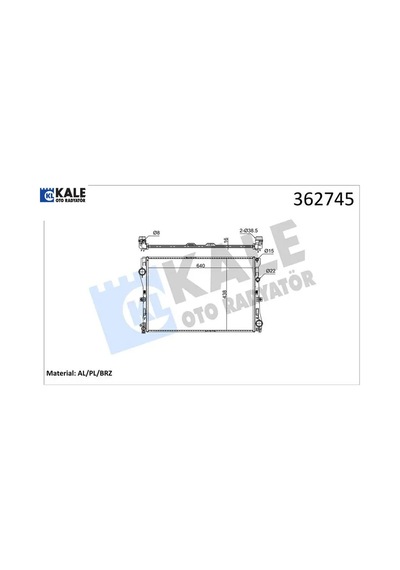Motor Su Radyatoru Mercedes W205 S205 C205 A205 W213 C238 A238 Kale Radyatör A0995002203