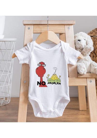 Bk Gift Bk Kids No Problem Tasarımlı Bebek Body Zıbın - Model 1 12-18 Ay Sarı