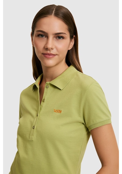 U.S. Polo Assn. U.s. Polo Assn. Kadın Çağla Tişört Basic 50323461-vr016 Cagla