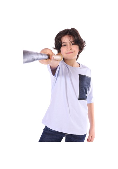 Toontoy Kids Toontoy Erkek Çocuk Break The Lımıts Baskılı Tişört Bej