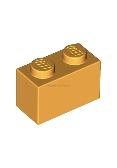 Yedek Parçalar: Brick: Duvar Parçası: 100 Adet 1x2 Parlak Turuncu 3004 - Parts: Brick: 100 Piece 1x2 Bright Light Orange 3004
