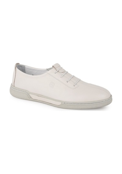 Lbr Erkek Casual Ayakkabı H1022 Kırık Beyaz Hakiki Deri Lastik Bağcıklı Düz Taban Rahat Günlük Sneaker Lbr Erkek Casual Ayakkabı H1022 Kırık Beyaz Hakiki Deri Lastik Bağcıklı Düz Taban Rahat Günlük Sneaker