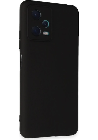 Newface Xiaomi Redmi Note 12 5g Kılıf Nano İçi Kadife Silikon Semeglbl - 85 - Siyah Sıyah