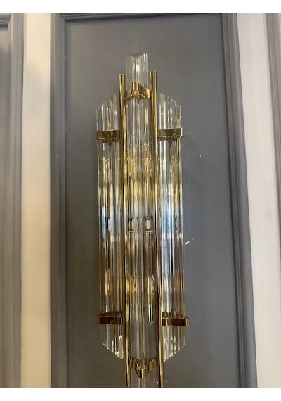 Elite Lighting Helenora Cam Modern Eskitme Gold Renk Duvar Apliği